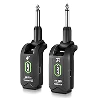 JOYO 5.8GHz Wireless Guitar System delivers much clear and stable quality of original guitar sound with lower noise, lower latency and little interruption than 2.4GHz cordless Guitar 48KHz/24bit audio quality and delay time
