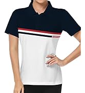 Little Beauty Women's Golf Polo T Shirts Short Sleeve Collared Lightweight Athletic Print Tennis ...