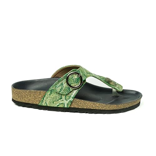 Image of B BLUE BEAUTY Women T-Strap Slip-On Sandals