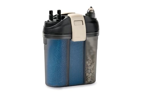 Eden 94087 FET 100 Aquarium Außenfilter für Aquarien bis zu 100 Liter inklusive RCA Regelheizer Doppelfiltersystem platzsparendende Aufbewahrung im Unterschrank vibrationsarm nahezu geräuschlos