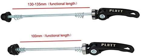 PLATT Bike Wheel Hub Skewers MTB Quick Release Skewers Front and Rear Axle Fit for Road Bike,Mountain Bike,BMX (1Pair)