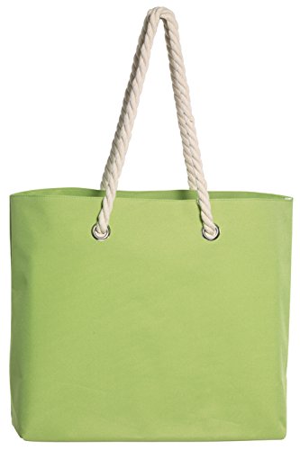 Vertrieb durch Preiswert & Gut - Bolsa de playa  unisex Verde verde claro 45 x 18 x 35 cm