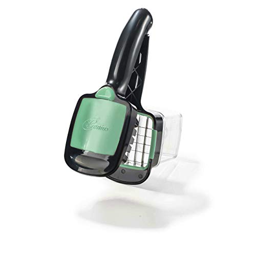 BOTOPRO - NicerDicerQuick Verde, el Cortador y Picador 5 en 1 de Genius. Utensilio para Cortar verdura rápido y Sencillo - Anunciado en TV Cover