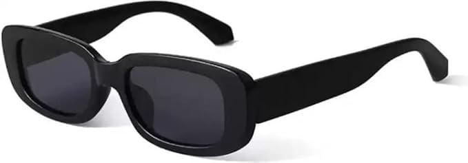 lavishable Full-frame Women's Casual Black Plastic Adult Square Sunglasses with Black Polarized UV Protection Lenses-picture-24