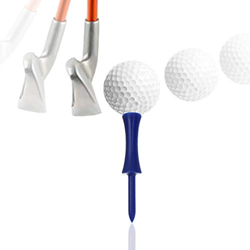 CLISPEED 100 Pcs PlÃ¡stico Tees de Golfe Almofada de Borracha Top Golf Tee Titulares Ferramenta de E