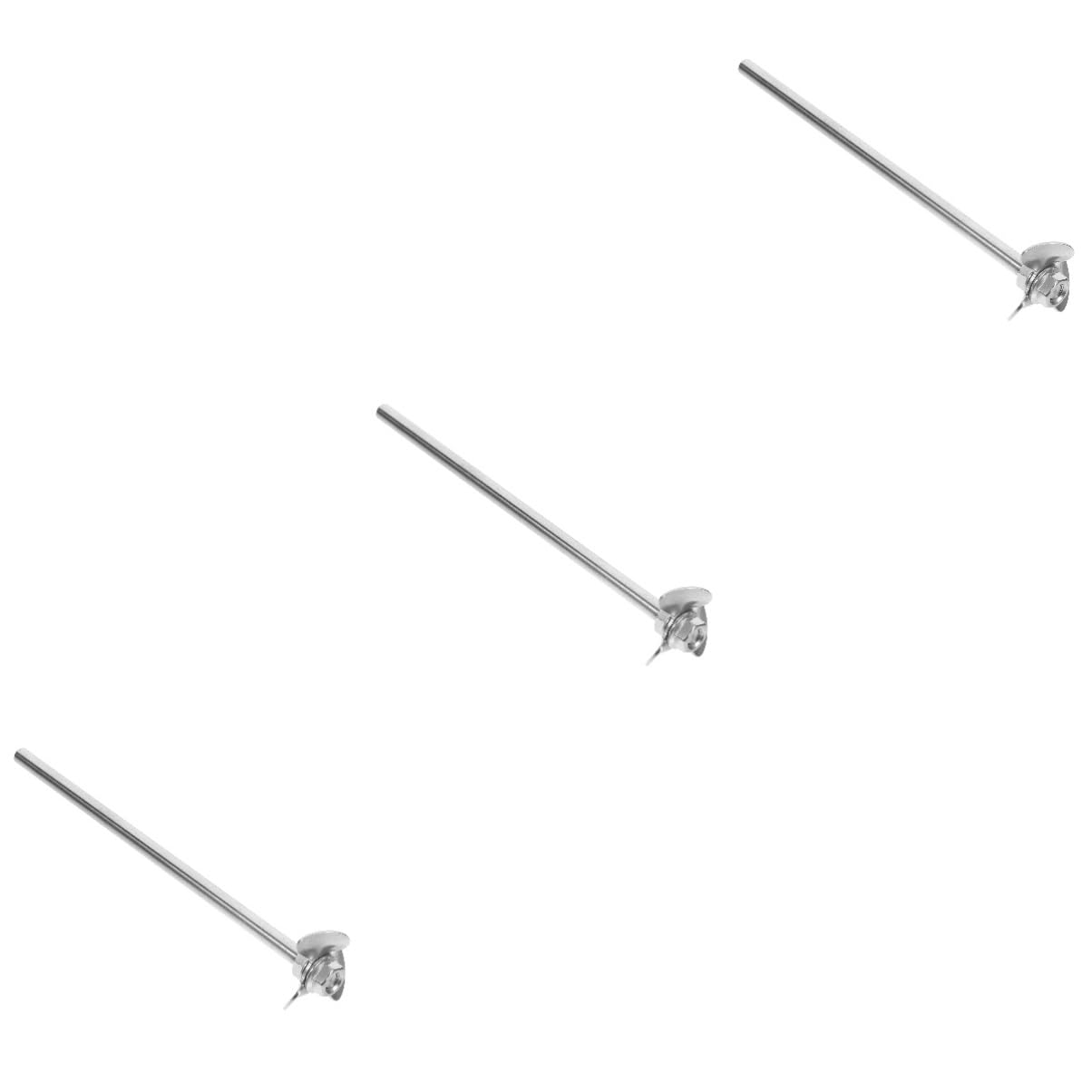 Gatuida 3ensembles Set De Stir Et Rod Inoxydable Pour Expériences De Chimie Outil De Mélange De Laboratoire Pales Sans Tige Tige Avec Écrous