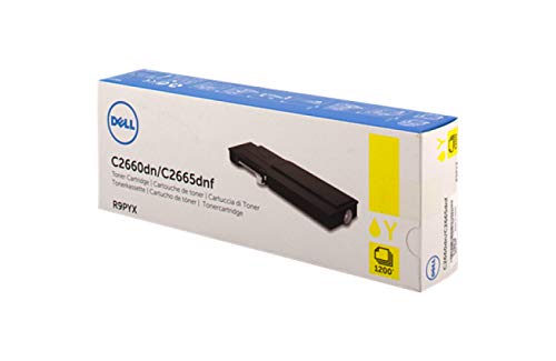 Dell R9PYX toner jaune fini les impressions pâles au bureau