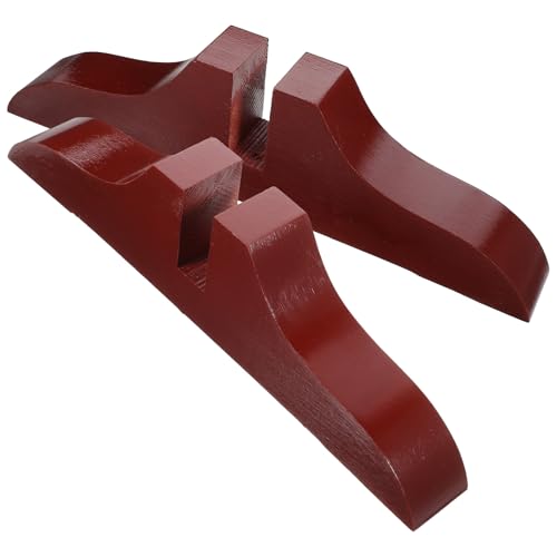 Toyvian Lot de 2 Pieds D'écran en Plastique Résistant à l'usure, Supports Compacts pour Paravent Intérieur, Base Renforcée Marron pour Cloisons de...