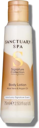 Sānctuary Spa | Body Lotion - Aloe Vera & Argan Oil | Sānctuary Signature Scent | 75mL[Travel Size]