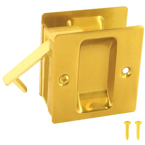 Tirador para puerta corrediza Stanley N216-069 de latón macizo miniatura 1