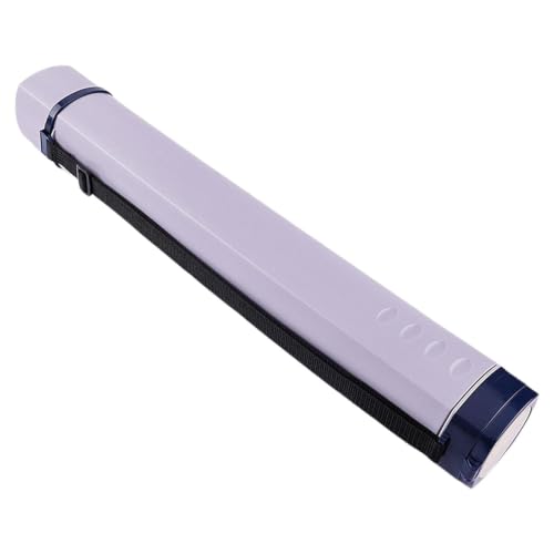 Tubo para póster de 36 pulgadas extensible con correa ajustable de transporte para planos y mapas 8