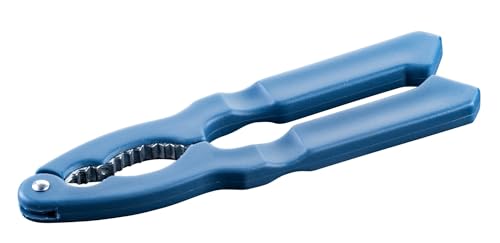 Fackelmann Schiaccianoci Essential – Due supporti per dadi per piccoli e grandi, blu scuro/argento