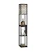 Artiva USA A808101EX Etagere Shelf Floor lamp with Drawer, 63", Expresso