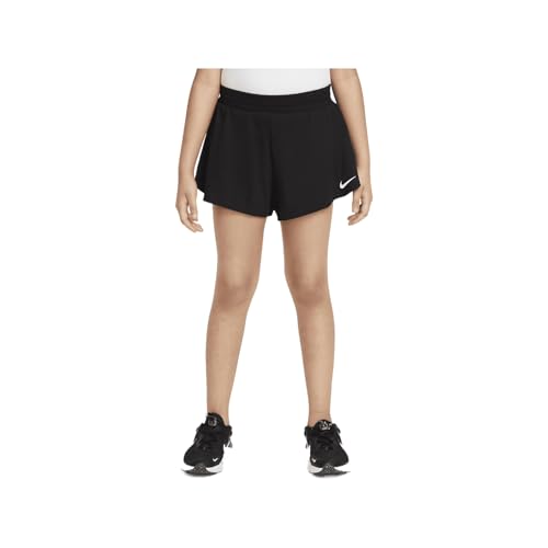 Nike Dri-FIT All Day Play Little Kids' Swing Shorts (Black, 36M340-023) Size 6