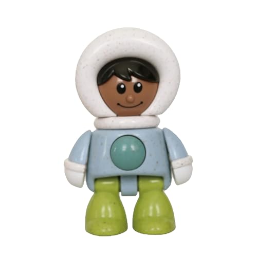 Tolo First Friends Eskimo Boy Doll | Interactive Poseable Toy for Babies 12+ Months | Clicking Arms & Legs, Squeaky Tummy | Enhances Imagination, Dexterity & Hand-Eye Coordination