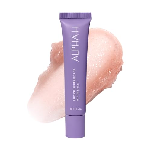 Alpha-H Peptide Lip Perfector - Hydrating Lip Treatment With Tripeptide-1 & Hyaluronic Acid - Peppermint Lip Balm for Smooth, Plump-Looking Lips – Conditioning Lip Care for Dry, Cracked Lips