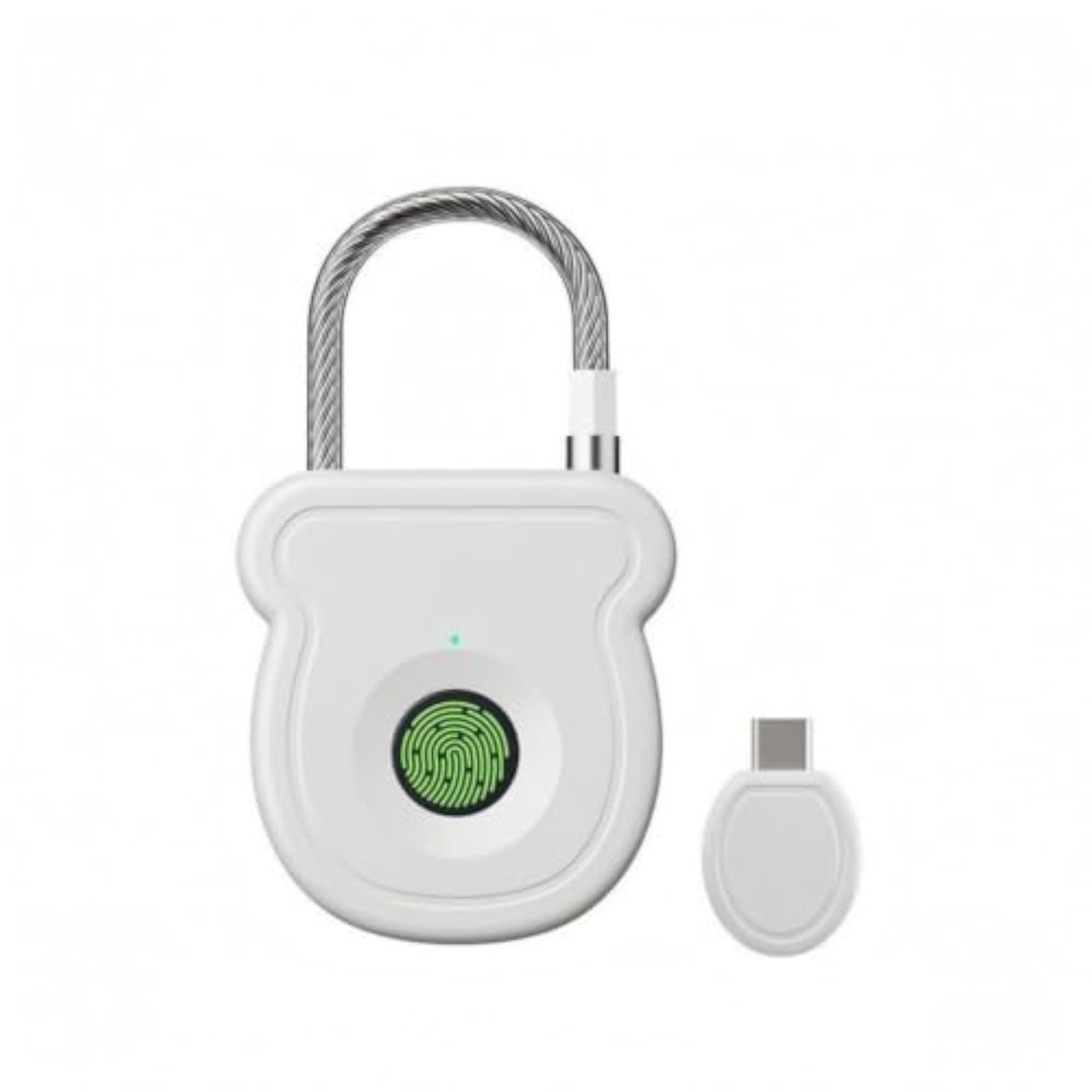 Compact Digital Biometric Padlock for Gym Goers and Travelers