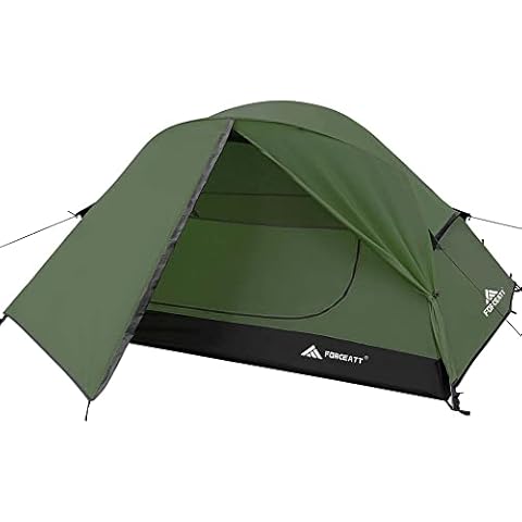 Forceatt Camping Tent 1-2 Person Portable Backpack Tent, Waterproof and Windproof Easy to Install, Suitable for Travel, Camping, Hiking and Other Outdoor Sports Cover