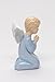 Cosmos 10321 Fine Porcelain Praying Boy Angel Figurine, 3-3/8-Inch , Blue