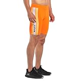 Kapow Meggings Men's Recycled Performance Compression Shorts with Pockets (Nitro, Medium)