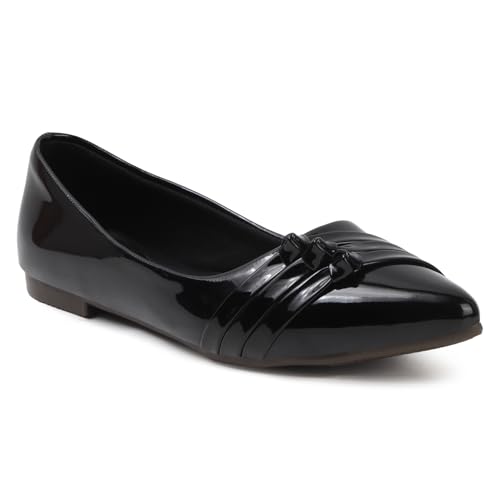Image of Sukun Womens Sukun Fbl 3l Women's Bellies Flats Lightweight, Comfortable Slip-on Pointed Toe Shoes Ballet Flat