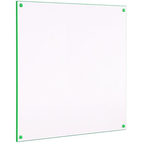 Metroplan Write-on Coloured Edge whiteboard - 1200mm x 2400mm - Green
