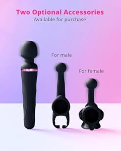 LOVENSE Domi 2 Potente y Silencioso Masajeador de Varita con Control Remoto App y Bluetooth, Vibrador con Patrones de Vibración Personalizados Ilimitados