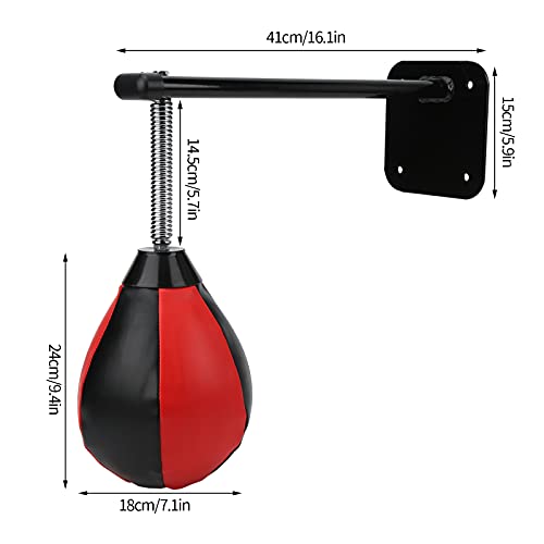 Support mural pour sac de boxe suspendu pour optimiser l'espace