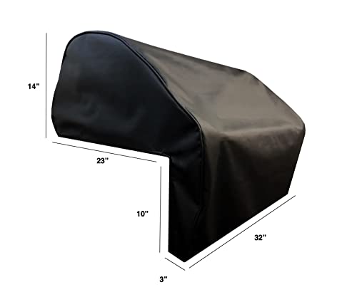 Windproof Covers 32 Inch Heavy Duty Premium Vinyl Grill Cover To Fit Artisan Built-In Grill #TOP1