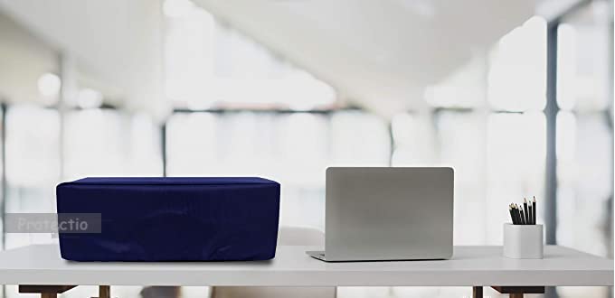 Image of Protectio chain Printer Cover for Canon Laser LBP 2900B Mono Printer, Color - Blue colour / Dustproof / Washable