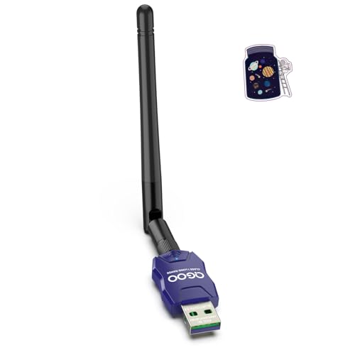 Class 1 Long Range Bluetooth Adapter for PC, QGOO USB Bluetooth Adapter for PC 5.3+EDR, Bluetooth Dongle Bluetooth Receiver Support Windows10/8.1/8/7?blue-068?