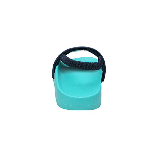 Dream Pairs Toddler Boys Girls Slip On Slide Sandals Kids Outdoor Summer Beach Water Shoes Slippers Kas211,Ocean/Green,Size 5-6 Toddler #TOP4