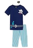 3-teiliges Nachtwäsche-Set für Jungen bestehend aus T-Shirt, Hose und Augenklappe aus der beliebten SCHIESSER-Nachtwäscheserie Capt´n Sharky dunkelblaues T-Shirt mit Hai-Logo in Weiß, rotem Sharky-Schriftzug und seitlichem Sharky-Flag 3/4-lange Seemanns-Hose mit weißen und türkisfarbenen Streifen Augenklappe in Dunkelblau mit Sharky-Motiv in weicher Single-Jersey-Qualität