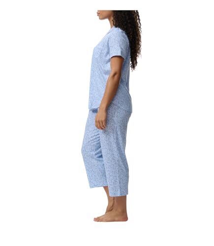 Image of Karen Neuburger Women's Short Sleeve Girlfriend Capri Pajama Set