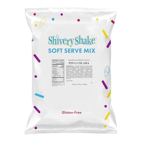 ShiveryShake Pina Colada Soft Serve Ice Cream Mix Cover