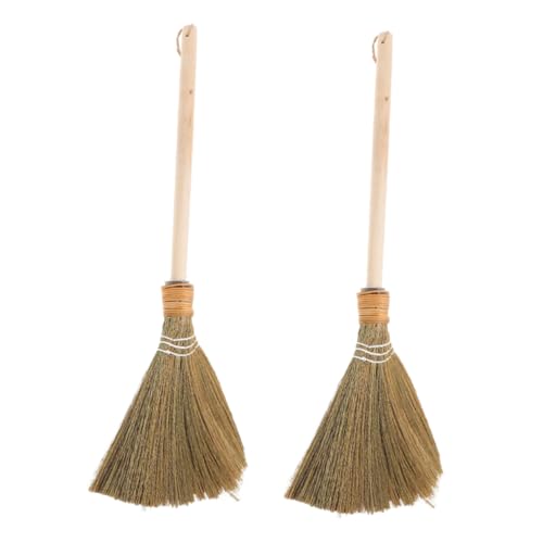SAFIGLE Scopa In Paglia Intrecciata 2 Pezzi 2515&Quot;X1218&Quot; Strumento Per La Rimozione Della Polvere - Scopa Leggera Per Pavimenti - Strumento Versatile Per La Pulizia Della Casa