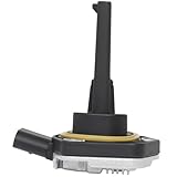 OCPTY Car Oil Level Sensor, Engine Oil Sending Unit fit for Audi A3 2006 2007 2008 2009 2010 2011 2012 2013, Metal Plastic, No.06E907660, Black Silver Tone