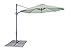 Produktbild GoodSun 432239900AM Pendelschirm RVL, Durchmesser 300 cm, 8-teilig, natur