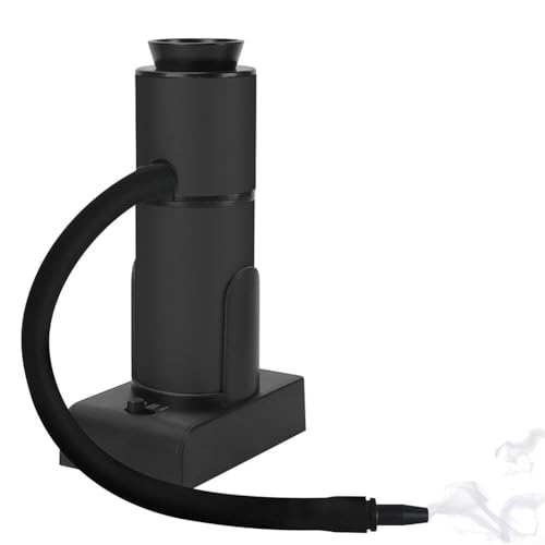 Kit de fumoir portable portable pour barbecue, cocktail, boisson, nourriture, barbecue, pique-nique, randonnée, pêche, restaurant, extérieur (noir)