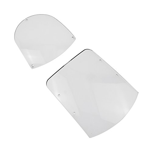 Motorcycle Abs Windshield Quarter Fairing Kit Fit For Sportster Xl 883 1200 1988-2016 Dyna Models 1995-2005 Fxr 1986-1994 Clear #TOP1