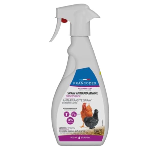 animallparadise - Spray Antiparasitaire diméthicone 500 ML pour Volailles