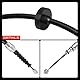Frankberg 2x Handbremsseile Hinten Links Rechts Kompatibel mit A4 8D2 1.6L-2.8L 1994-2000 A4 8E2 2.5L 2000-2004 Replace# 8D0609721H