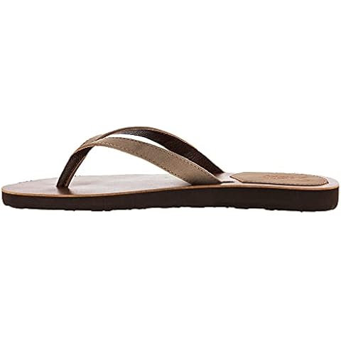 Scott Hawaii Women's Mohala | Vegan Leather Flip Flop | Narrow Width | Flat Heel | All Day Comfort Flip Flop (Beige, US Footwear Size System, Adult, Women, Numeric, Medium, 8) Cover