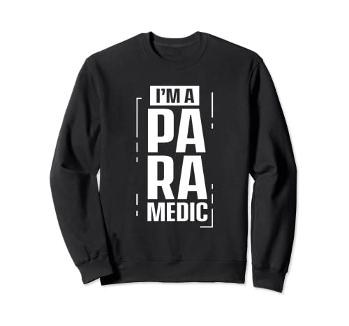 Soy paramédico EMT Job Emergency Ambulance Sudadera Cover