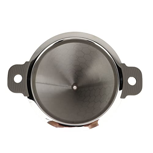 Filtre à café en acier inoxydable durable avec double couche haute précision - 8