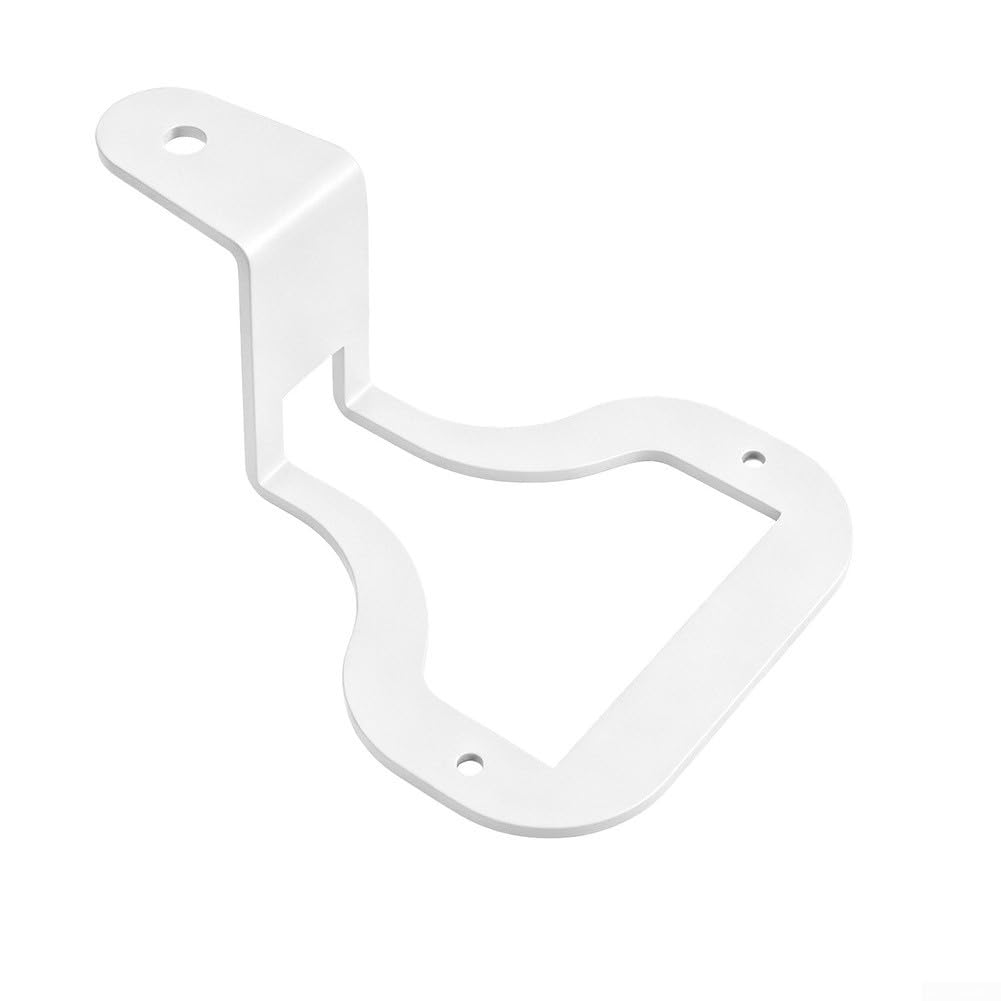 Supporto da parete in metallo bianco per Wiim Sound Speaker compatto | Metallo robusto, nero per l'aspetto, su misura per Wiim Lite, montaggio a parete stabile, senza oscillazioni durante il