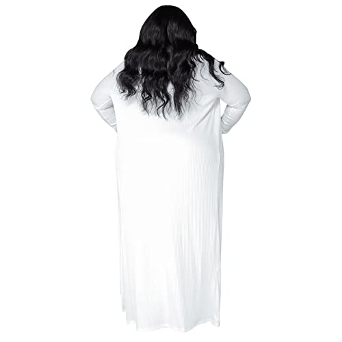 Robe d'été wrap dress 2 pièces fluide pour masquer les complexes - 4