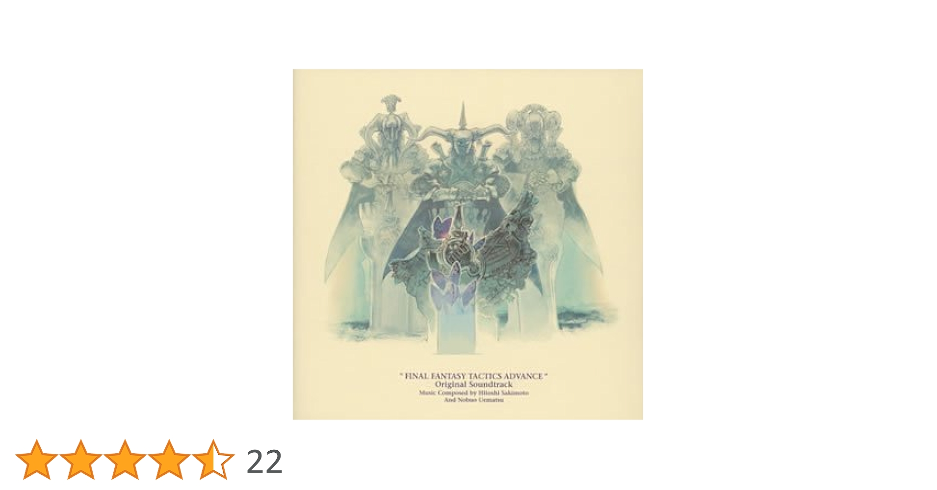 「FINAL FANTASY TACTICS」FFT サウンドトラック　CD New CD Final Fantasy Tactics - Original Soundtrack from