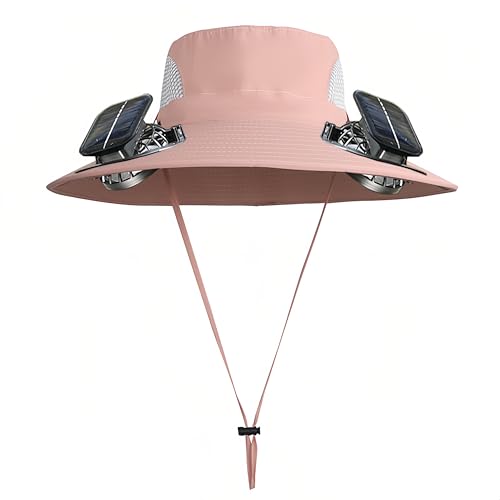 Chapeau de soleil avec ventilateur solaire intégré pour une fraîcheur continue en plein air