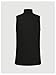 Floerns Men's Ribbed Knit Sleeveless T Shirt Mock Neck Solid Tank Tops Black Medium
